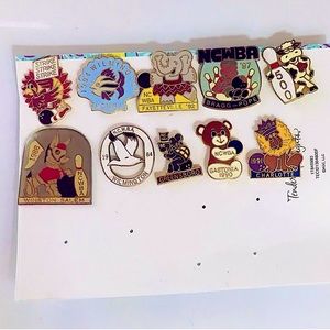 Vintage North Carolina collectible animal bowling pins